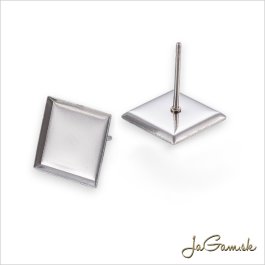 Puzeta s lôžkom  CHIRURGICKÁ OCEĽ 10x10mm, 2 ks (CH1890)